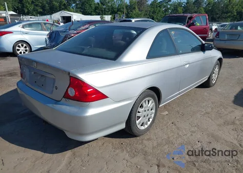 2005 Honda Civic Lx z USA, uszkodzony, nr VIN 1HGEM22535L075913